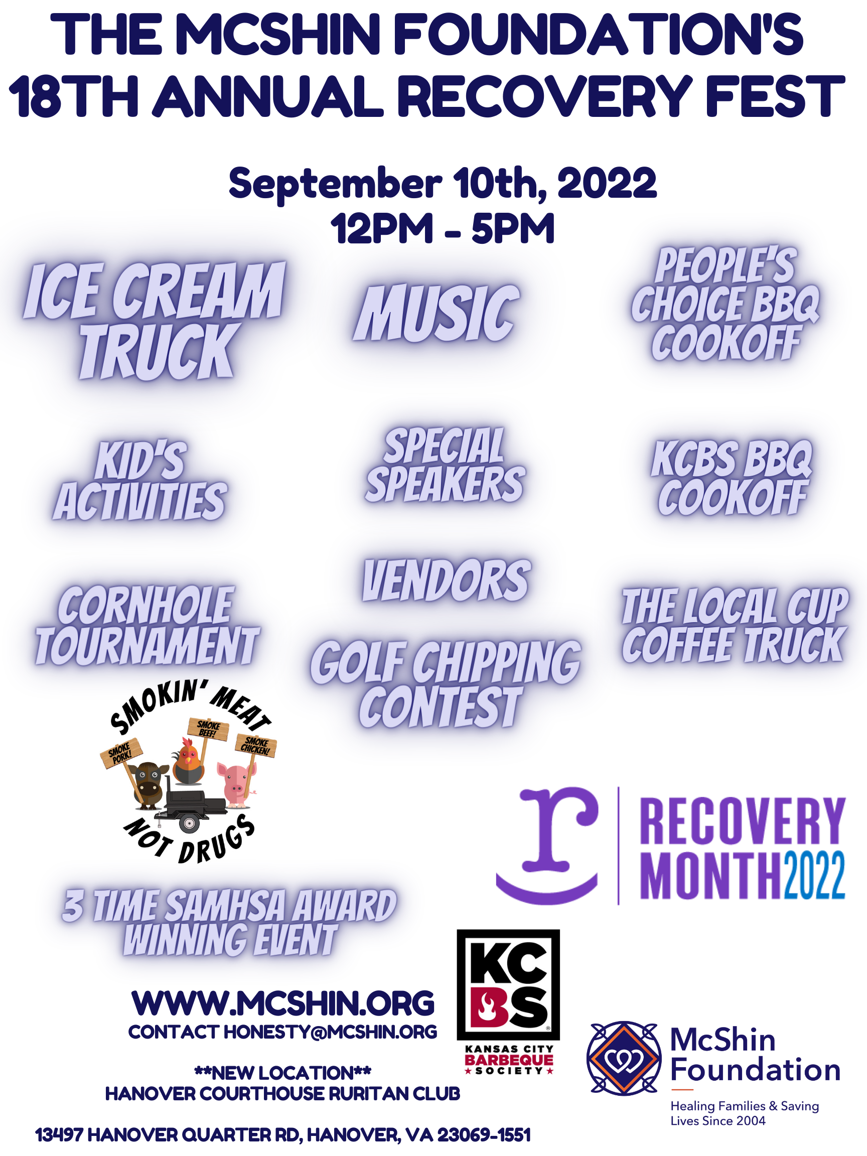 Recovery Fest McShin Foundation