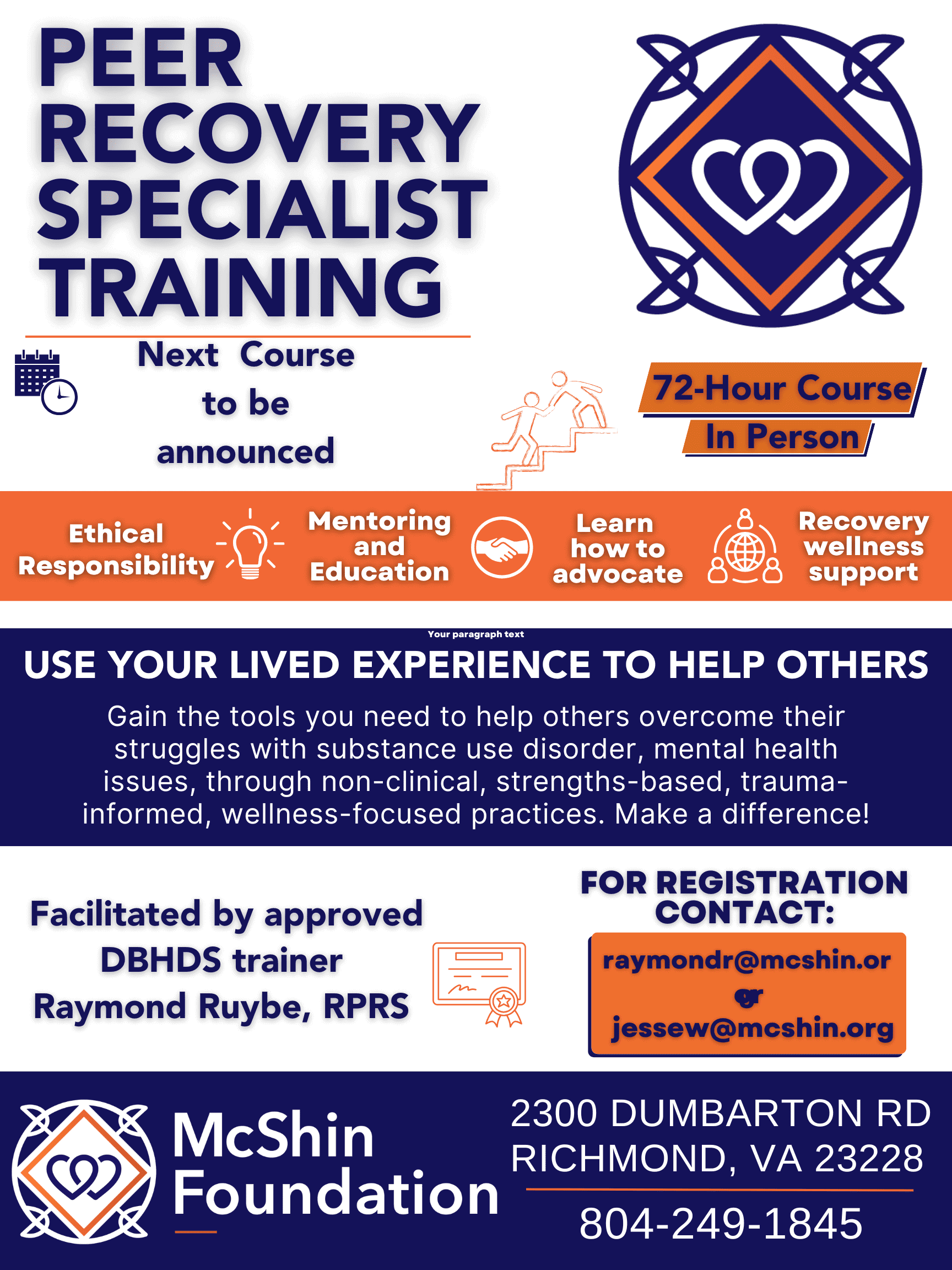 PRS Training Flyer June 2023